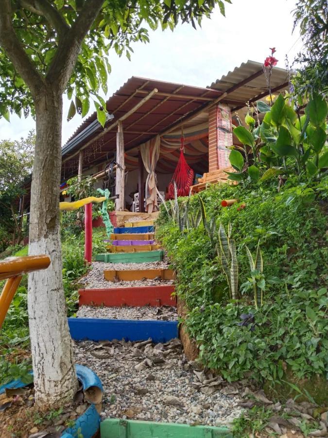 Hotel Campestre Abrazo Del Angel Aratoca ภายนอก รูปภาพ